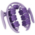 Leg Muscle Massager Roller 26 Round Wheel Calf Relaxation Yoga Fitness Tool - Purple