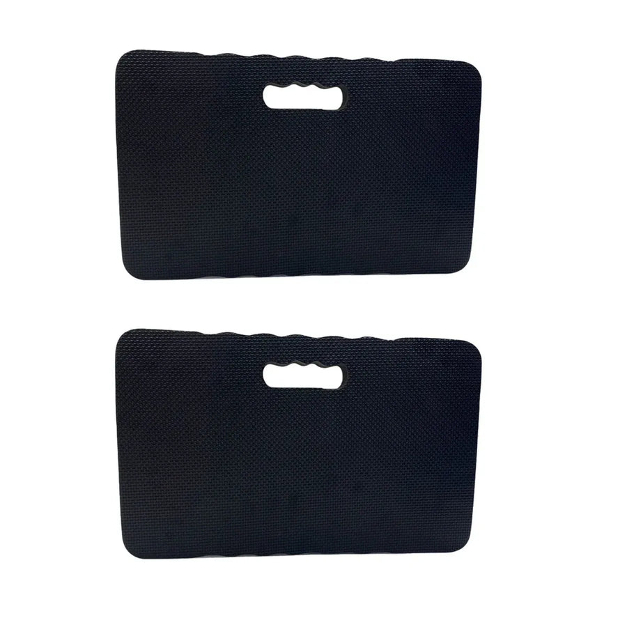 2Pcs Waterproof Anti-Slip Kneeling Cushion Home Garage Repair Knee Guard - Black