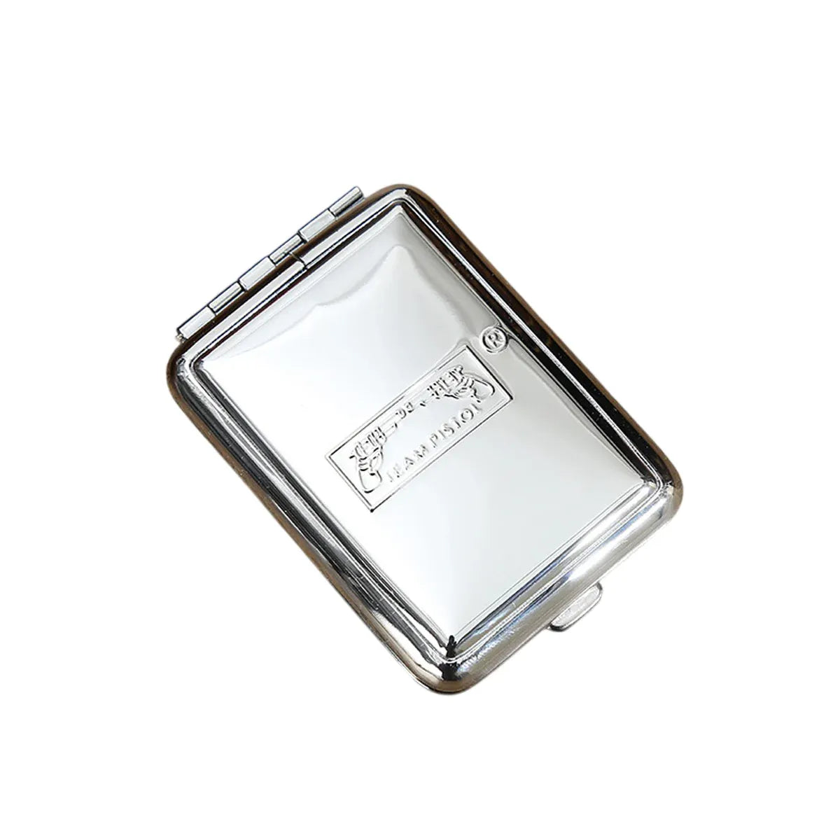 Portable Metal Matchbox Case Compact Storage Box Outdoor Camping Hiking - Silver