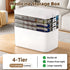 4 Layer Medicine Box Portable Medical Storage Family First Aid Emergency Box