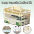 Large Capacity Two-Layer Medicine Box Household Transparent Medical Storage Box