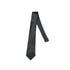 Mens Skinny Tie Plain Wedding Slim Necktie Formal Casual Narrow Party - Black