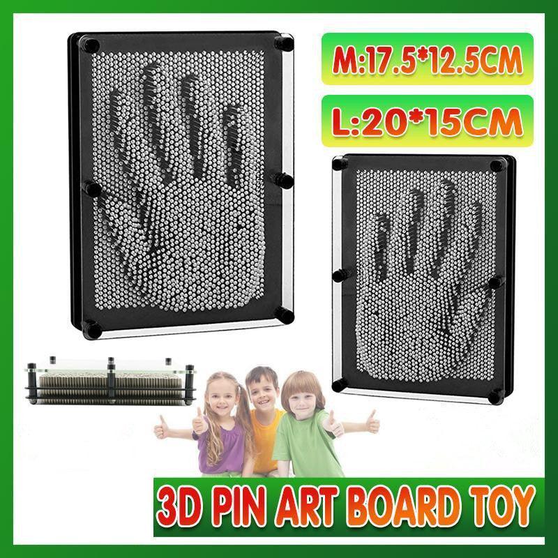 3D Metal Pin Art Board Desk Toys Frame - M