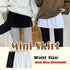Fashion Hack Mini Skirt Shirt Extenders Adjustable Layering Fake Top Lower-Sweep - White