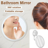 Multifunctional 360 Degree Rotating Folding Makeup Mirror Compact Cosmetic Mirror