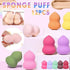 12XBeauty Makeup Sponge Puff Gourd-Shaped Latex Powder Puff Concealer Foundation