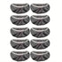 10PCS Replacement Mop Cloth Water Absorbent Wet Dry Refill Cover Household Tool - Grey