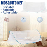 Pop Up Mosquito Net Foldable Portable Bed Travel Dormitory Adjustable Size