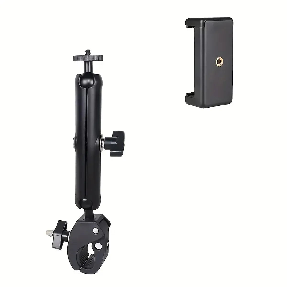 Motorcycle Phone Camera Mount Anti Shake for Bike Scooter Navigation Secure - L