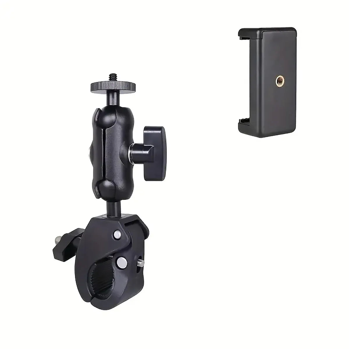 Motorcycle Phone Camera Mount Anti Shake for Bike Scooter Navigation Secure - S