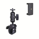 Motorcycle Phone Camera Mount Anti Shake for Bike Scooter Navigation Secure - S