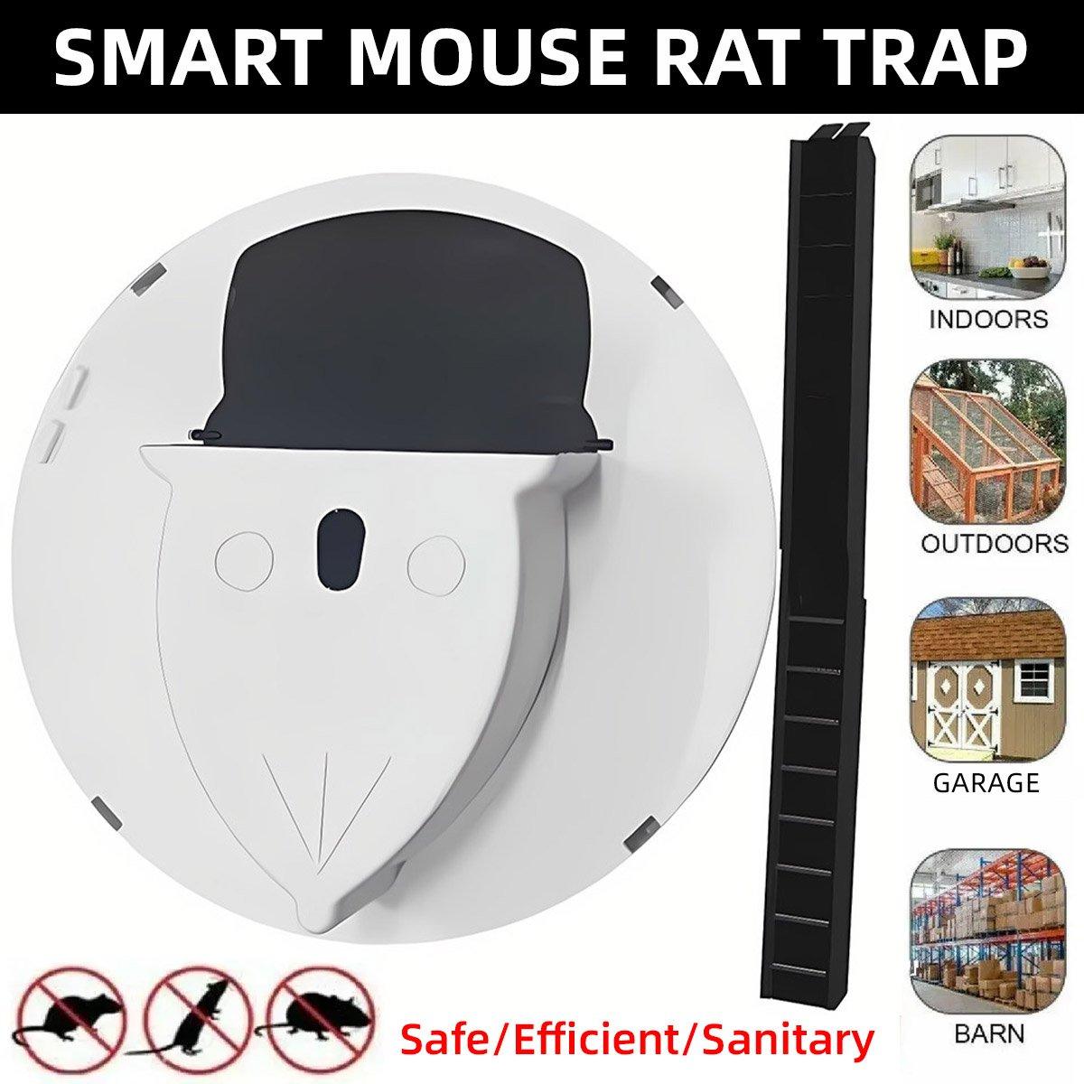 Flip Top Mouse Trap Automatic Indoor Outdoor Mouse Rat Catcher Rodent Trap Set