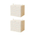 2pcs Large Capacity Clothes Quilt Storage Bags Foldable Zipper Moisture Proof - L