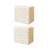 2pcs Large Capacity Clothes Quilt Storage Bags Foldable Zipper Moisture Proof - XL