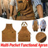 Multi-pocket Functional Apron for Tool Pockets for Workshop Garage Daily Work