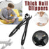 Heavy Duty Wide Mouth Nail Clippers for Thick Toenails Stainless Steel Cutter Tool