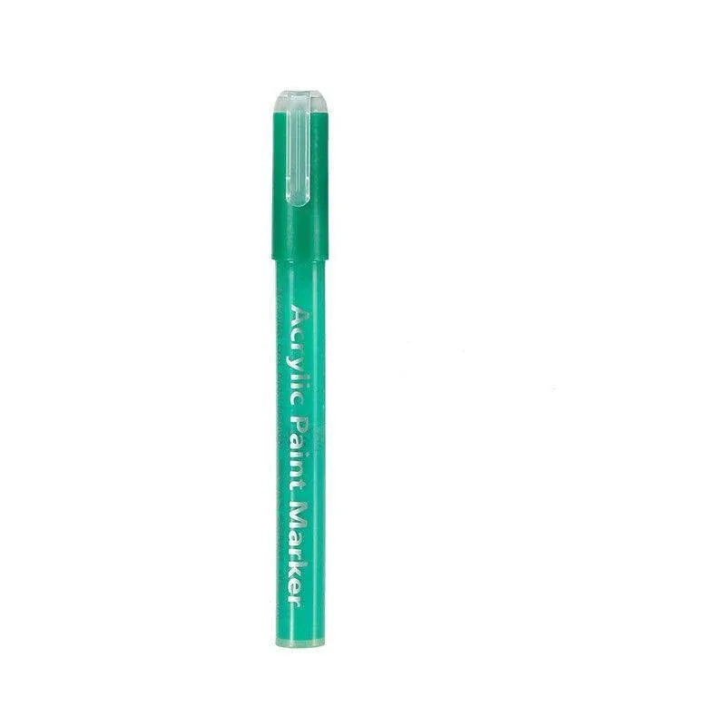 Marker pens are suitable for detailed drawing, writing and marking - Green