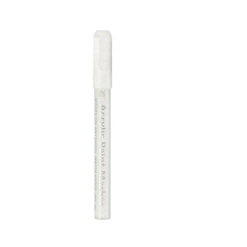 Marker pens are suitable for detailed drawing, writing and marking - White