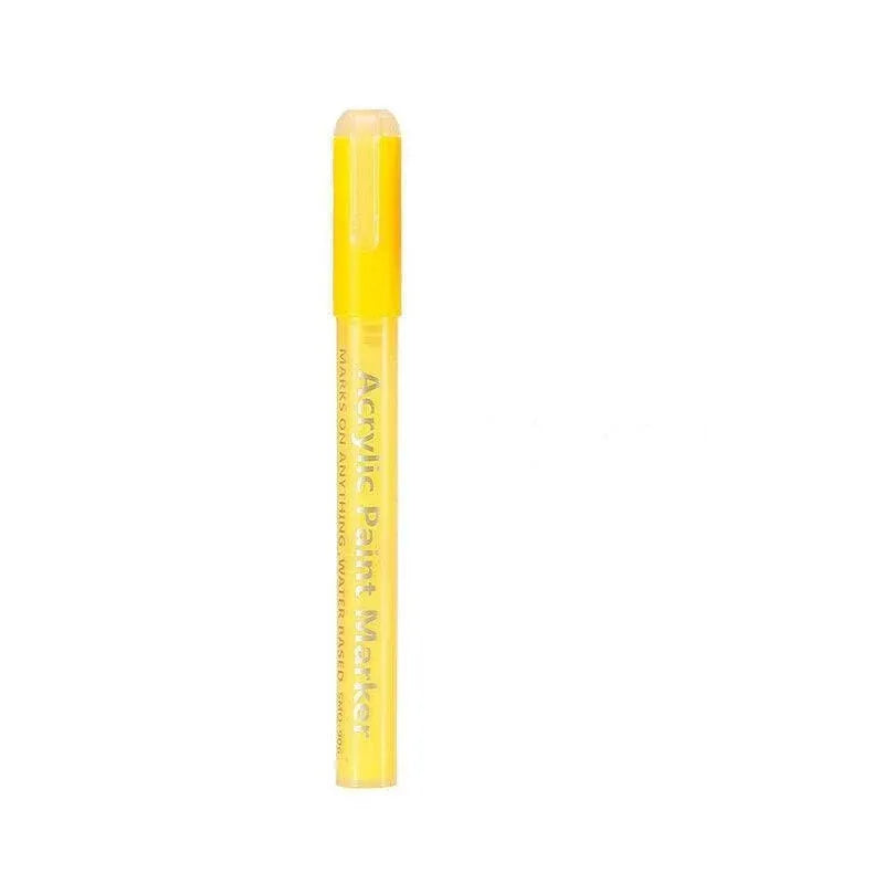 Marker pens are suitable for detailed drawing, writing and marking - Yellow