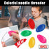 10PCS Colourful Needle Threaders for Hand Sewing Embroidery DIY Thread Insertion Tool