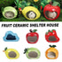 Ceramic Hamster Nest Shelter Landscaping Supplies Small Animal Hideout House - Orange