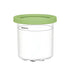 1 or 2 Pieces Ice Cream Tin Container Storage Box for Ice Cream Making Home - Green
