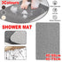 Anti Slip Bathroom Mat Non Slip Shower Floor Mat Quick Dry Soft Comfortable Rug - Grey-40x60cm