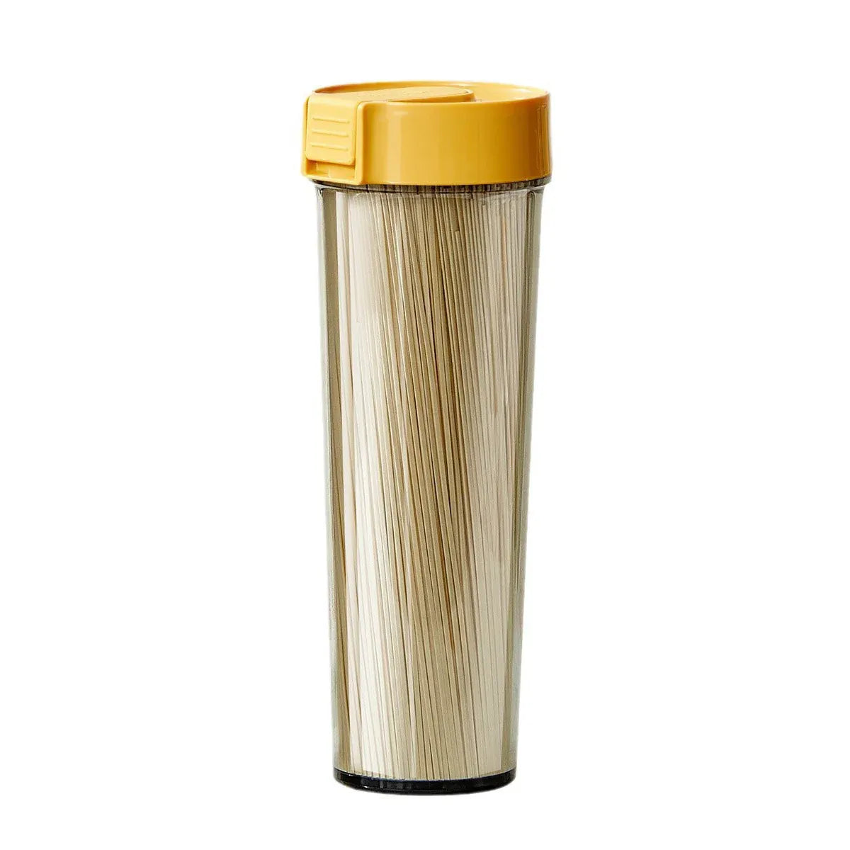 Noodle Storage Box Storage Storage Cylinder Kitchen Noodle Container Airtight - Yellow