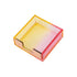 Large Desktop Sticky Note Box Organiser Office Supplies Storage Holder Drawer - Acrylic-Red Yellow