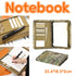 Outdoor Stationery Pouch Notebook Portable for Hiking Camping Travel