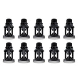 10pcs Atomizing Nozzles Water Spray Heads for Lawn Garden Green Belts Irrigation - 1/2 inch