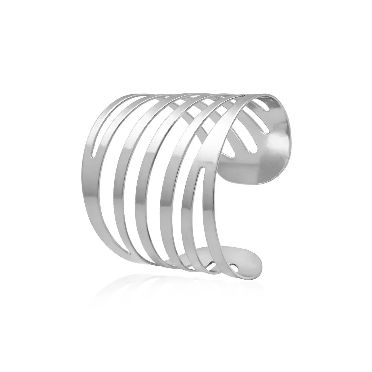10PCS Hollow Rose Napkin Rings Metal Floral Buckle Wedding Table Decor Holder - Silver