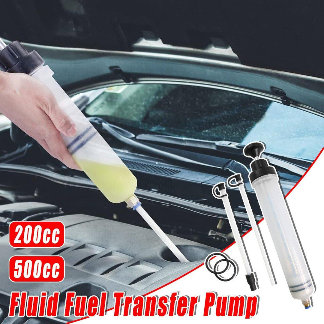 Manual Needle and Barrel Suction Oil Change Tool Pump for Brake Oil Filler - 500cc