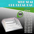 100Pcs Self-Adhesive Clear Opp Cellophane Bags with Air Hole - 7*9+3cm