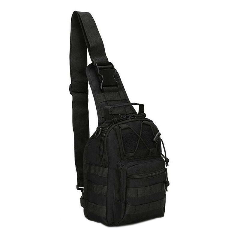 Free Freight Climb Shoulder Hiking Trekking Backpack Tactical Outdoor Military - Black