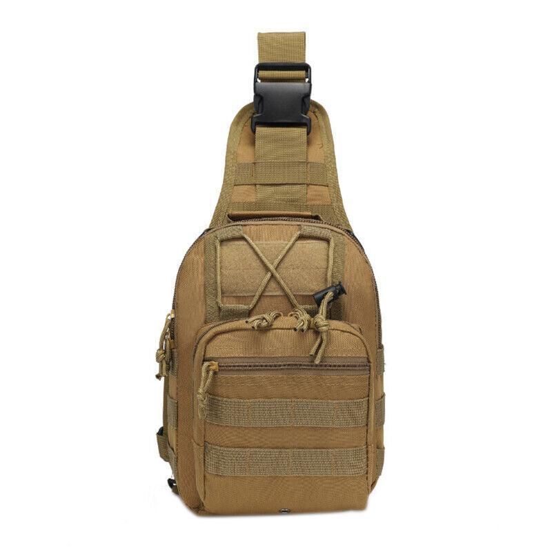 Free Freight Climb Shoulder Hiking Trekking Backpack Tactical Outdoor Military - Khaki