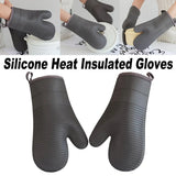 Silicone Heat Resistant Gloves Baking Oven Mitts Insulated Kitchen Cooking Glove