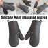 Silicone Heat Resistant Gloves Baking Oven Mitts Insulated Kitchen Cooking Glove