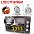 Stainless Steel Oven Thermometer Large Dial Kitchen Food Temperature  Au Stock