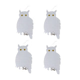 Reflective Owl Bird Deterrent Hanging Garden Yard Pest Control Outdoor - Standing Style