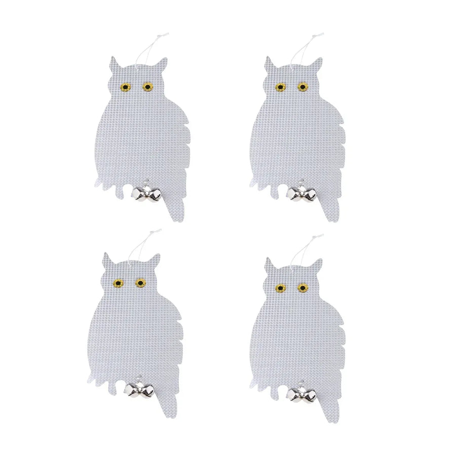 Reflective Owl Bird Deterrent Hanging Garden Yard Pest Control Outdoor - Standing Style