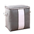 1/4X Bamboo Charcoal Clothes & Quilt Storage Bag with Zipper Box - 1 x Vertical