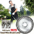 6/8inch Weed Brush Steel Wire Trimmer Wheel Garden Lawnmower Head Tool Grass Cutter - 6&