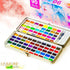 12-90 Watercolour Paint Set With Brush Painting Water Colour Kits - 12 Colours