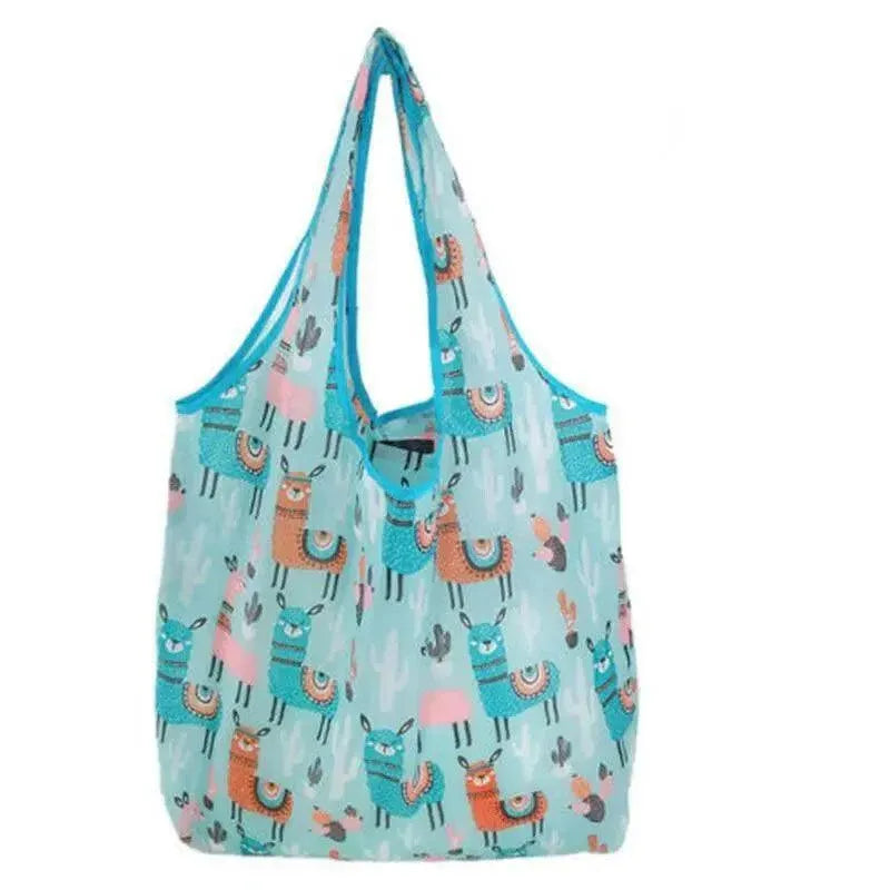 Reusable Foldable Light Waterproof Shopping Bags Carry bag Grocery Big - B-27