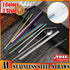 Reusable 304 Stainless Steel Straws Metal Drinking Washable Straw Brushes Set 2 - Straw Box Only
