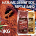 1kg Reptile Sand Desert Matting for Pet Habitat Stone Aquascape Decoration - Yellow