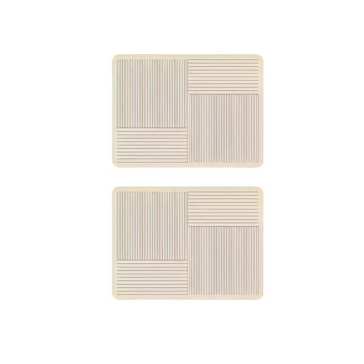 2PCS Kitchen Absorbent Pad Heat Insulation Mat Anti Slip Draining Pad Countertop - Type A