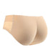 Beige Seamless Padded Butt Lifter Briefs Hip Enhancer Underwear for Women - S ( Hipline:80-84cm )