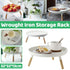 Wrought Iron Storage Rack for Kitchen Fruit Snack Desktop Storage